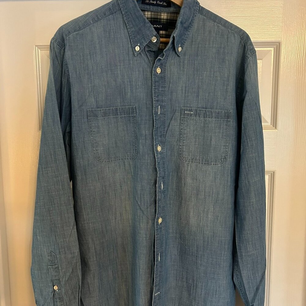 Gant Mens Size L Long Sleeve Shirt
